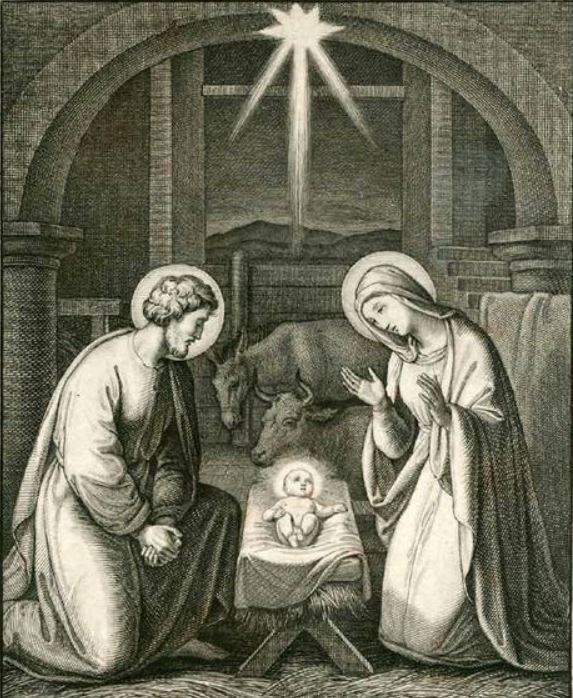 Krippenbild aus Lutherzeit